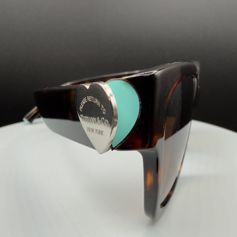 Tiffany & Co TF 4216 8015/3B Havana Brown Sunglasses Gradient 54 18 135 READ - Picture 10 of 15